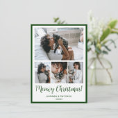 Frohe Weihnachten 4 Foto (Stehend Vorderseite)