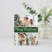 Frohe Weihnachten 4 Foto (Stehend Vorderseite)