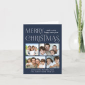 Frohe Weihnachten 4 Foto Blue (Vorderseite)