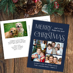 Frohe Weihnachten 4 Foto Blue