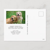 Frohe Weihnachten 4 Foto Blue (Rückseite)