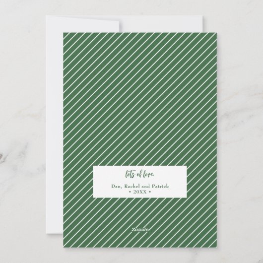 Frohe Weihnachten 4 Foto Collage (Rückseite)