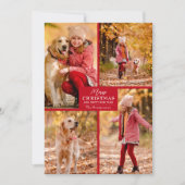 Frohe Weihnachten 4 Foto Collage (Vorderseite)