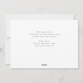 Frohe Weihnachten 4 Foto Collage elegante Drehbuch (Rückseite)