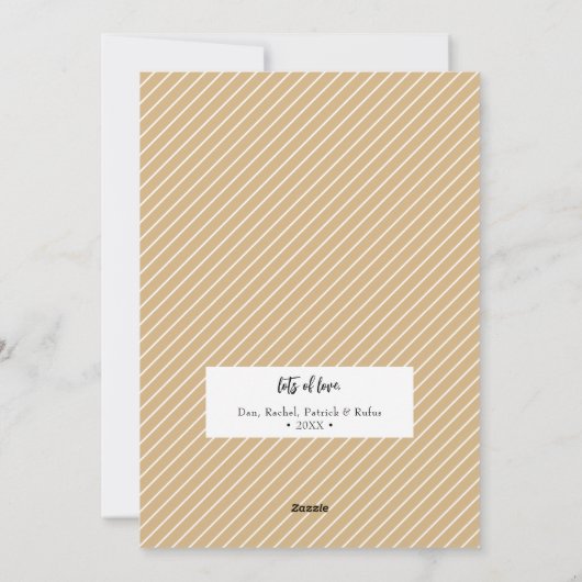 Frohe Weihnachten 4 Foto Collage Weihnachtskarten (Rückseite)