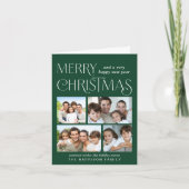 Frohe Weihnachten 4 Foto Green (Vorderseite)