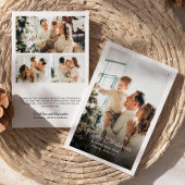 Frohe Weihnachten 4-Foto-persönliche Nachricht