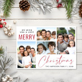 Frohe Weihnachten 4 Foto Rote Schrift