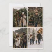 Frohe Weihnachten 4 Fotos (Rückseite)