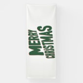 Frohe Weihnachten 4x10 Vinyl Banner (Vertikal)