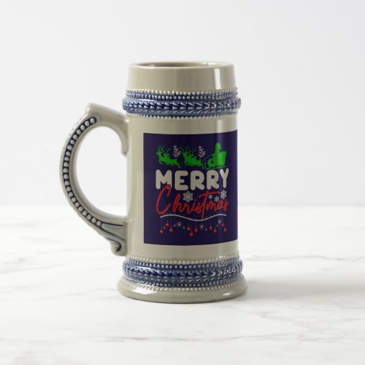 Frohe Weihnachten-60842 Bierglas (Links)