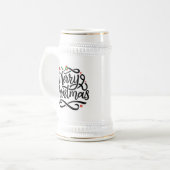 Frohe Weihnachten-61039 Bierglas (Vorderseite Links)