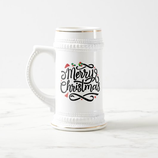 Frohe Weihnachten-61039 Bierglas (Links)