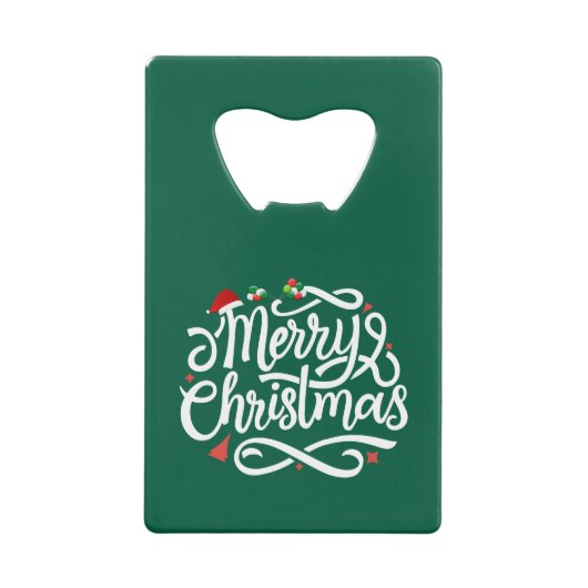 Frohe Weihnachten-61039 Geldbeutel Flaschenöffner (Vorderseite)