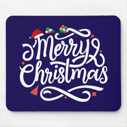 Frohe Weihnachten-61039 Mousepad (Vorne)