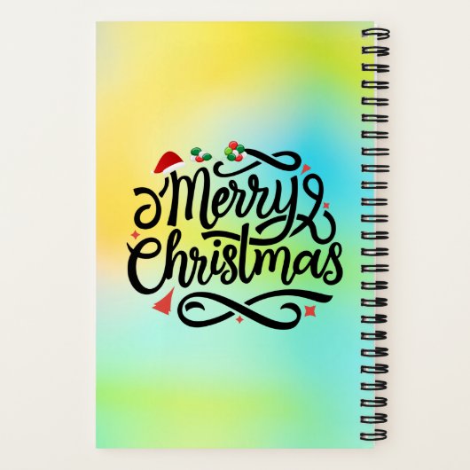 Frohe Weihnachten-61039-Notebook Notizblock (Rückseite)