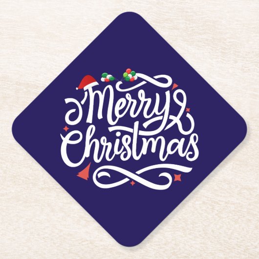 Frohe Weihnachten-61039 Untersetzer (Vorderseite)
