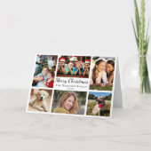Frohe Weihnachten 6 Foto Collage (Vorderseite)