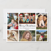 Frohe Weihnachten 6 Foto Collage (Vorderseite)