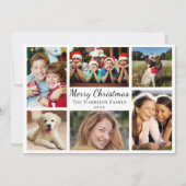Frohe Weihnachten 6 Foto Collage (Vorderseite)