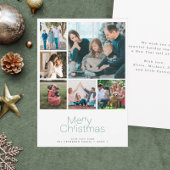 Frohe Weihnachten 6 Foto Collage modern