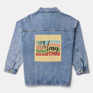 Frohe Weihnachten-79232 Jeansjacke