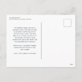 Frohe Weihnachten 7 Foto Collage elegant rot (Rückseite)