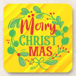 Frohe Weihnachten-82191 Getränkeuntersetzer