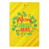 Frohe Weihnachten-82191 Mini Klemmbrett (Rückseite)