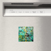 Frohe Weihnachten 8 Magnet (In Situ (Geschirrspüler))
