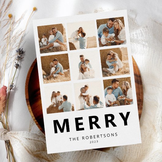 Frohe Weihnachten 9 Foto Collage