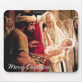 Frohe Weihnachten A1 Mousepad