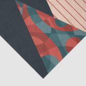 Frohe Weihnachten abstrakt Retro-Weihnachtsbaumwal Seidenpapier (Detail)