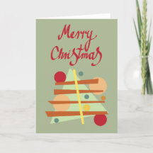 Frohe Weihnachten - abstrakte Weihnachtsbaume