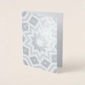 Frohe Weihnachten, Abstrakter Star Folienkarte (Vorderseite)