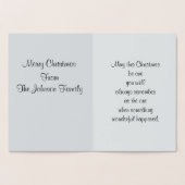 Frohe Weihnachten, Abstrakter Star Folienkarte (Innenseite)