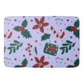 Frohe Weihnachten Abstraktes Muster Badematte (Vorderseite)