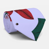 Frohe Weihnachten Abstraktes Muster Krawatte (Gerollt)