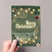 Frohe Weihnachten Acryleinladungen (Insitu (Handheld))