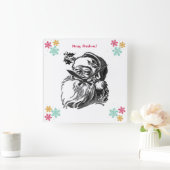 "Frohe Weihnachten" Acrylmauer Quadratische Wanduhr (Zuhause)