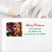 Frohe Weihnachten Adorable Elf festlich (Insitu)