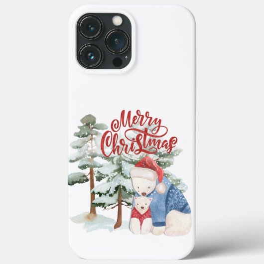 Frohe Weihnachten Adorable Holiday Design Case-Mate iPhone Hülle (Rückseite)