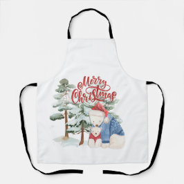 Frohe Weihnachten Adorable Holiday Design Schürze