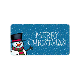 Frohe Weihnachten Adressaufkleber