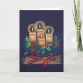 Frohe Weihnachten - Adventskranz für Sie! (Vorderseite)