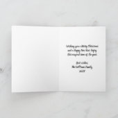 Frohe Weihnachten Afrikanischer Weihnachtsmann (Innenseite)