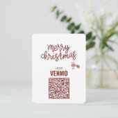 Frohe Weihnachten akzeptiere ich VENMO Funny (Stehend Vorderseite)