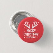 Frohe Weihnachten allen Button (Vorne & Hinten)