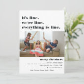 Frohe Weihnachten | Alles ist ein schöner Feiertag (Stehend Vorderseite)