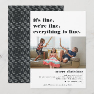 Frohe Weihnachten Alles ist in Ordnung Lustige F